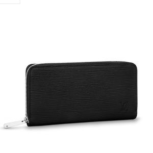 Louis Vuitton Zippy Wallet Noir Epi Leather